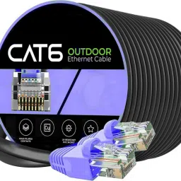 Sadow LAN Cable 20 m 20 Meters Outdoor CAT6 Internet Lan Cable Waterproof/UV Resistant Patch Cord-18