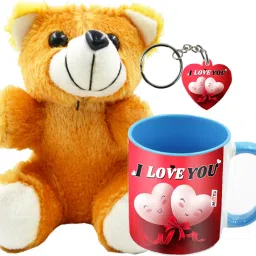Mug, Soft Toy, Keychain Gift Set-16