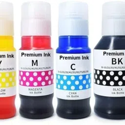 Salty GI71 Refill Ink Use for Canon G2020, G2021, G2060, G3020, G1020 Printers (4Pcs) Black + Tri Color Combo Pack Ink Bottle-10