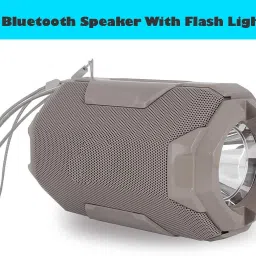 POZUB Wireless Bluetooth Speaker with Flashlight Torch with USB | Mic | Aux | SD Card 10 W Bluetooth Party Speaker image 4