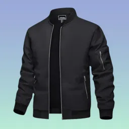 Mia Fashion Stylish Men's Windcheater Lightweight Windproof Jacket Solid Men Wind Cheater-image-46