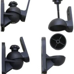 Tly Techly ICA-SP SS28 Pair Speakers Wall Brackets Universal Adjustable Speaker Mount image 3