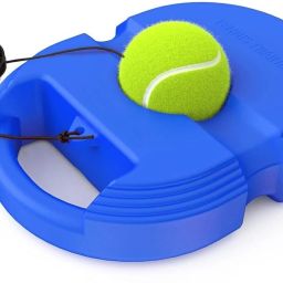 Tennis & Cricket Trainer Rebound Ball Solo Tennis Training for Self Pracitce Tennis Kit-image-97