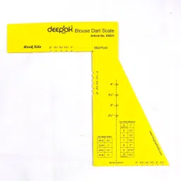 Tailoring Blouse Dart Scale – Pattern Drafting Tool for Accurate Dart Placement Drafting Kit-22