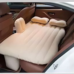 NEW Car Inflatable Bed Beige with Two Air Pillows with Pump Kit for Fiesta Car Inflatable Bed-image-43