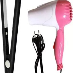 GROOVS PACK OF 2 COMBO NV1290 HAIR DRYER 1000W AND MINI STRAIGHTENER Personal Care Hair Dryer-image-2