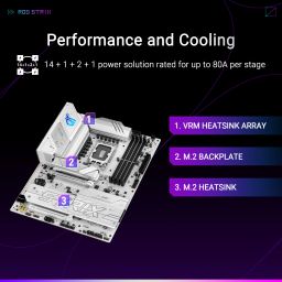 ASUS ROG STRIX B860-A GAMING WIFI LGA1851 RL-ILMSocket ATX Intel B860 Chipset DDR5 Motherboard for Desktop image 2