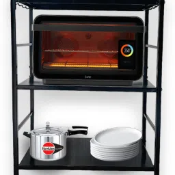 3 Tier Microwave & OTG Oven Stand Rack Holder,Kitchen Items Oven Stand Trolley Iron Kitchen Trolley-picture-11