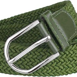 Women Casual, Party, Formal Green Canvas, Fabric Belt-image-59