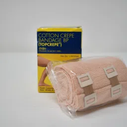 Cotton Bandage (Width 10 cm * 4 m stretch length) Crepe Bandage-image-9