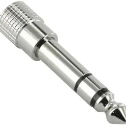 Fedus Silver 6.35mm Stereo Male To 3.5mm Female Phone Converter-image-69