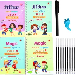 English and Hindi Language magicpractice book for preschool child 4book10Refills-image-60