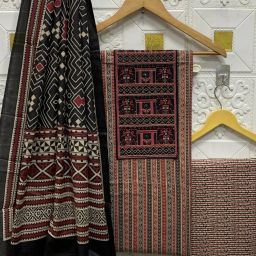 Unstitched Pure Cotton Salwar Suit Material Printed-image-16