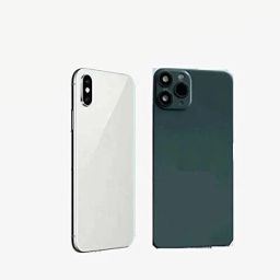 PLACIDO XS MAX to12Pro_11ProMAX converter Back Full Screen Protector with Apple logo Mobile Skin-image-92