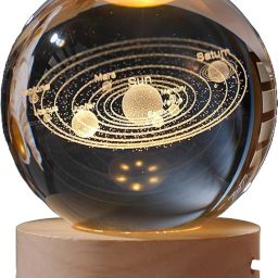 3D Crystal Ball Night Light with Wooden Base Night Lamp-image-66