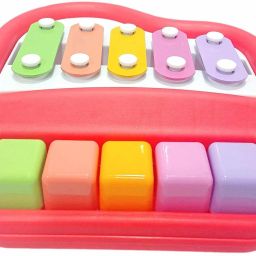 Musical Xylophone and Mini Piano, Non Toxic, Non-battery (Multicolor)-image-94