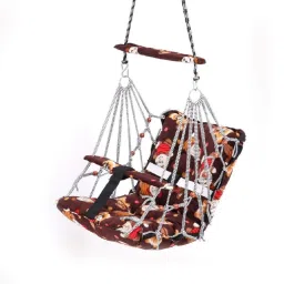 Cotton Child Jhula for 1-3 Year indoor For Kids Swings-image-0
