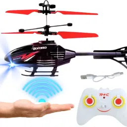 Gravity sensor RC Helicopter with Safety Sensor and 3D Light - Pack of 1-19