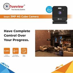Trueview Smart Cube CCTV Security Camera for Home, Office, Shop,Support 10X Digital Zoom (3mp 4G Sim Based Cube Camera) image 5