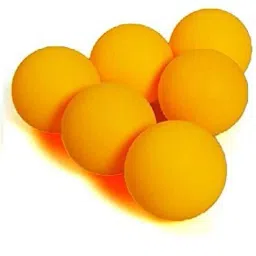 Table Tennis Plastic Ball Pack of 6 Pcs (40+ Ball, Color, White or Yellow) Tennis Ball-13
