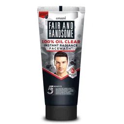 smart and handsome FAIR AND HANDSOME Set Of 2 Instant Radiance Oil Clear Facewash To Reduce Pimples-150g Each image 2