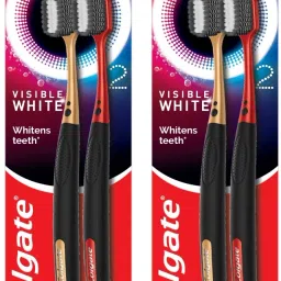 Visible White O2 Tooth brush, Prevents Cavities Problems (Combo Pack 2pcs x 2pc) Ultra Soft Toothbrush-22