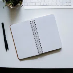 innaxa Pocket Notebook – Blank Pages | Kraft Cover | 100 GSM Paper | Pocket-size Notebook | White Spiral Binding | Blank Pages 120 Pages image 5