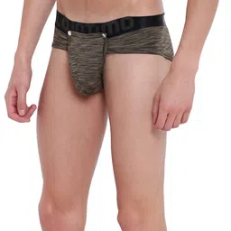 La Intimo Men Abstract Printed Button Glutton Mid-Rise Basic Brief LIBR005 image 2