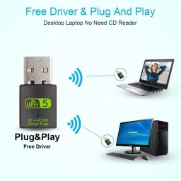OG X NEXSA USB WiFi Adapter 600mbps 5ghz 2 in One Combo WiFi and BT Dongle RTL8821CU Data Card image 3