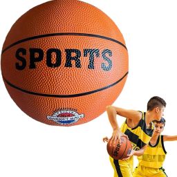 Outdoor Rubber Basketball, Lightweight Basket Balls for Kids School Training Basketball - Size: 5-21