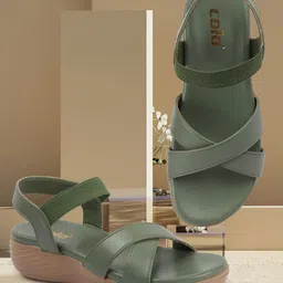 Colo Synthetic Leather Comfort Heels-image-4