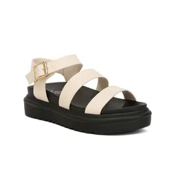 London Rag Open Toe Flatform Heels-12
