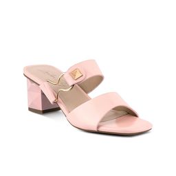 London Rag Pink PU Party Block Heels-26