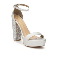 Truffle Collection Open Toe Block Heels image 5