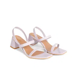 stylzrepublic Open Toe Block Heels-49