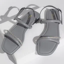 Inc 5  Embellished Party Open Toe Flats with Buckles-24