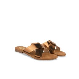 Shoetopia Girls Party Open Toe Flats with Buckles-41