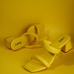Lavie Double Straps Block Heels-53
