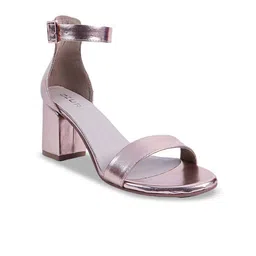 Ozuri Open Toe Ankle Loop Block Heels-52