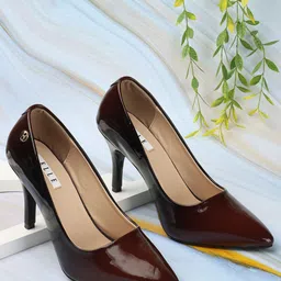 ELLE Pointed Toe Slim Heel Pumps-45