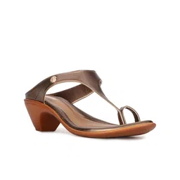Bata Copper-Toned Comfort Heels-picture-53