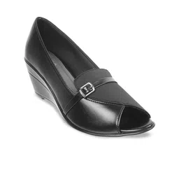 Metro Peep Toes Wedge Heel Pumps-41