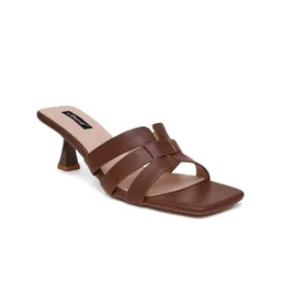 Sherrif Shoes Open Toe Block Heels image 2