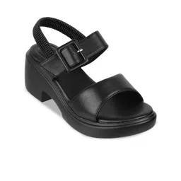 Metro Open Toe Platform Heels image 5