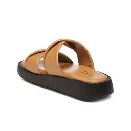 GNIST Round Toe Open Back Platform Heels image 3