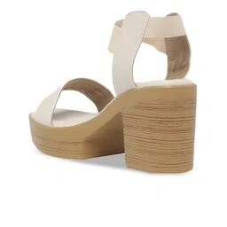Monrow Open Toe Platform Heels image 3