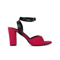 ELLE Angle Loop Block Heels with Buckles image 2