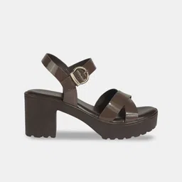 LEMON & PEPPER Block Sandals with Buckles image 5