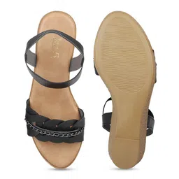 Inc 5 Embellished Open Toe Wedges With Backstrap image 4