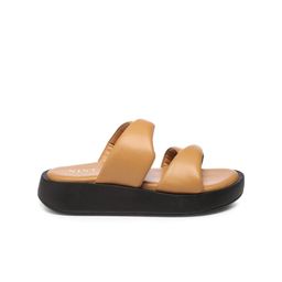 GNIST Round Toe Open Back Platform Heels image 4